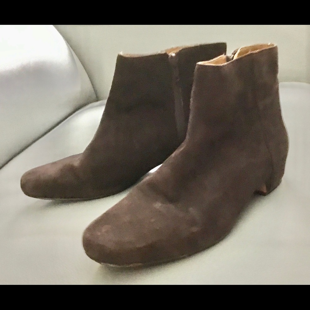 Nine West  ( Worn once ) brown  booties ALL OFFERS CONSIDERED